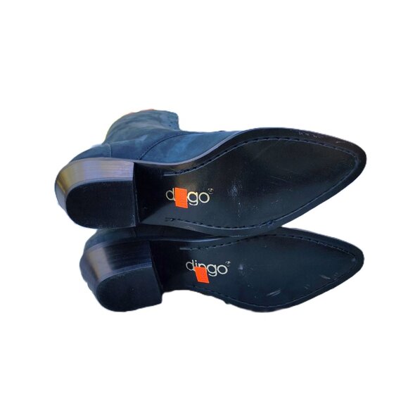 Dingo Victorian Festival Suede Lace Up Boots 7 - Picture 6 of 8